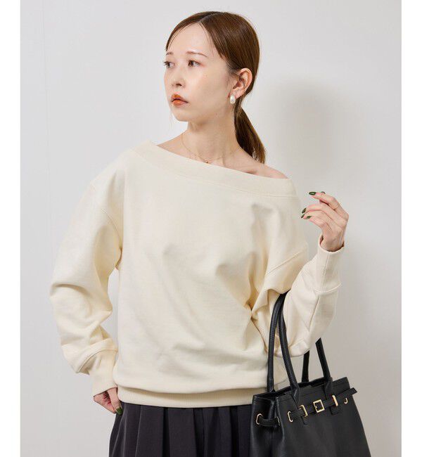 Rope&rsquo;Picnic「2WAYボートネックスウェット/リンクコーデ」|スウェット・ジャージ|