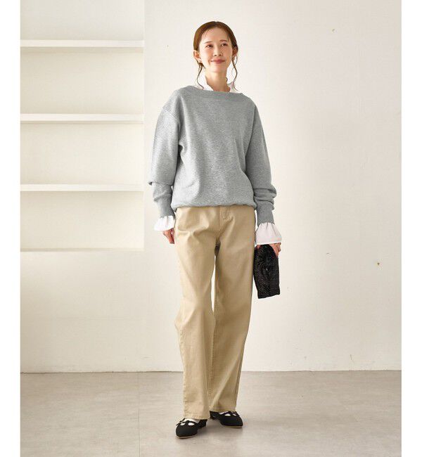Rope&rsquo;Picnic「2WAYボートネックスウェット/リンクコーデ」|スウェット・ジャージ|