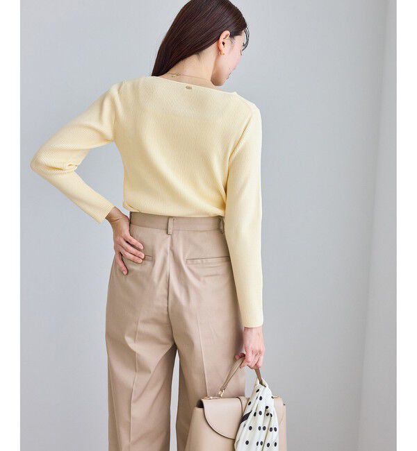 Rope&rsquo;Picnic「スクエアネックリブニット」|ニット・セーター|