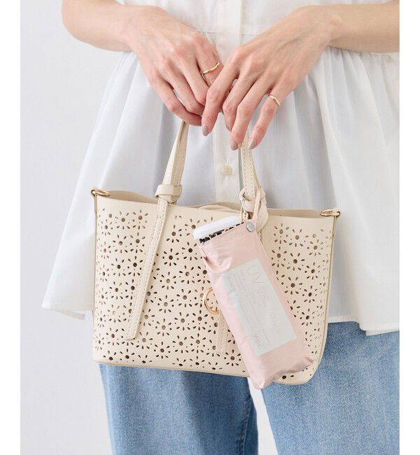 ROPE PICNIC PASSAGE「【Wpc.】遮光エアリアルタイニー折りたたみ傘/晴雨兼用・UVカット」|傘|