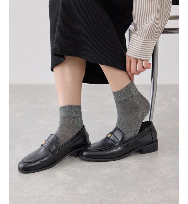 ROPE PICNIC PASSAGE「ロゴ入りラメソックス」|ソックス|