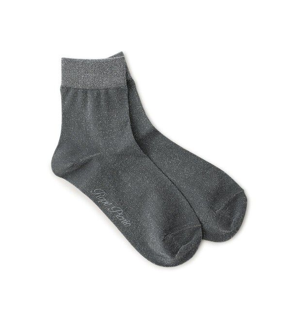 ROPE PICNIC PASSAGE「ロゴ入りラメソックス」|ソックス|