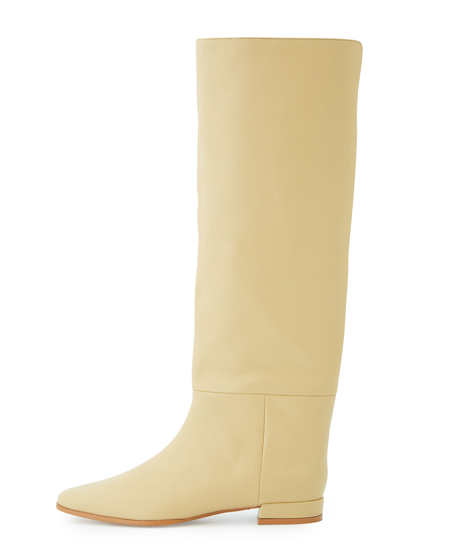 ADAM ET ROPE'「ナロースクエアフラットロングブーツ」|その他|