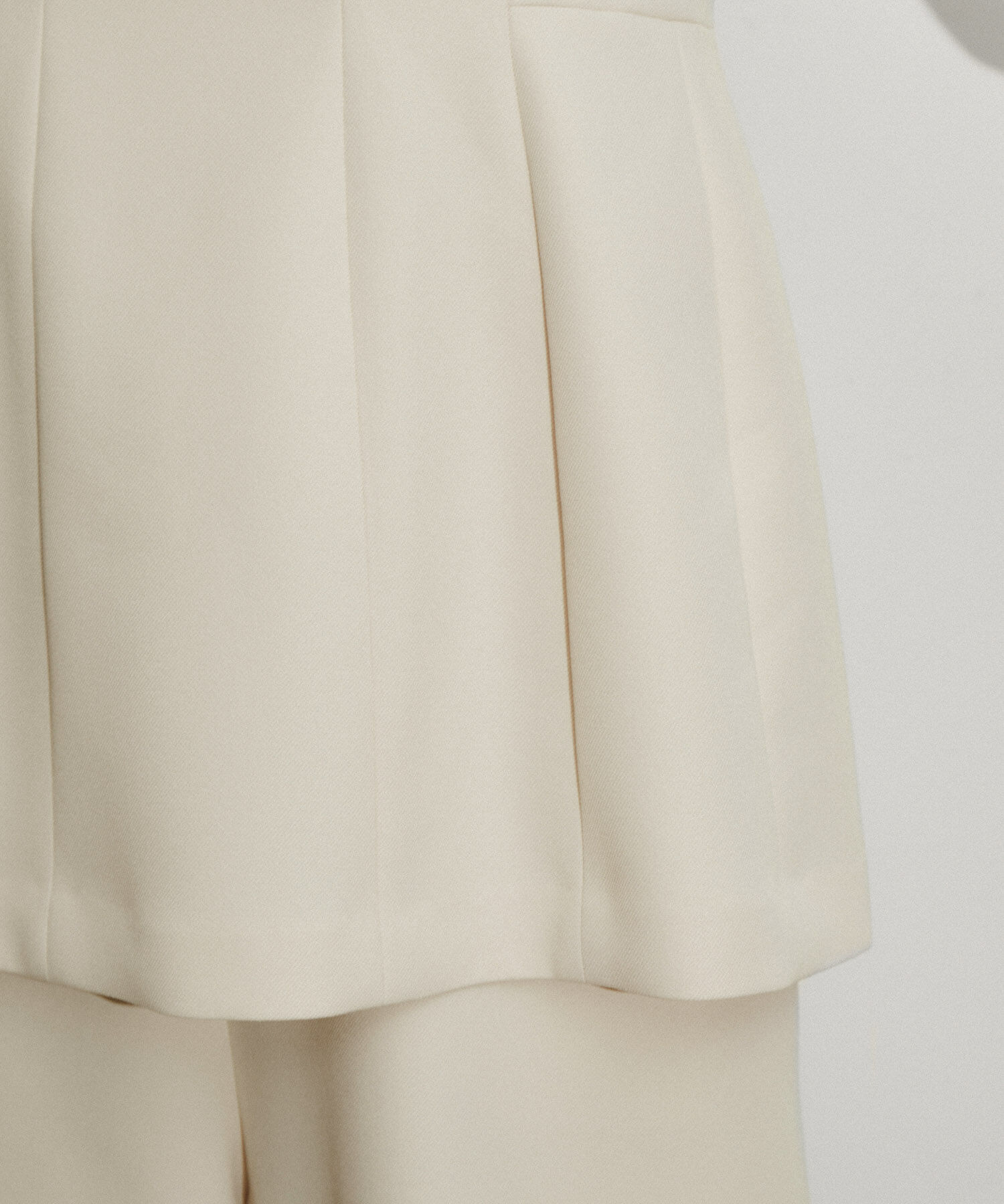 ADAM ET ROPE'「ペプラムロンパース」|オールインワン|