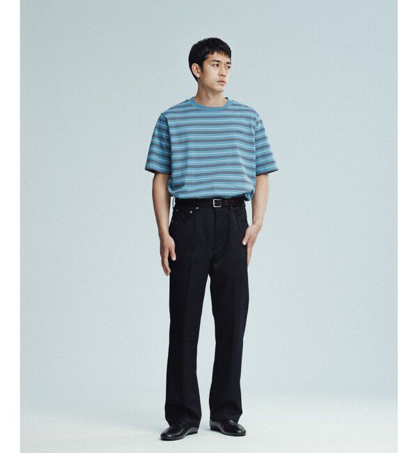 ADAM ET ROPE'「【LACOSTE for ADAM ET ROPE'】別注 MULTI BORDER TEE」|Tシャツ・カットソー|