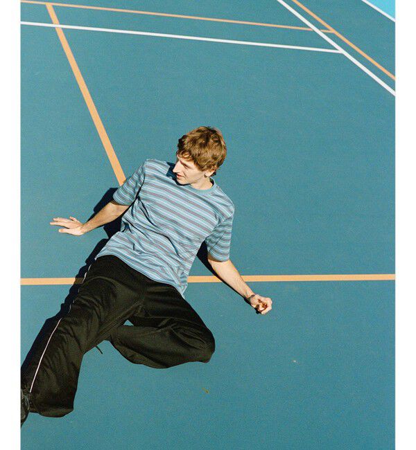 ADAM ET ROPE'「【LACOSTE for ADAM ET ROPE'】別注 MULTI BORDER TEE」|Tシャツ・カットソー|