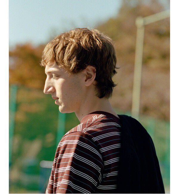 ADAM ET ROPE'「【LACOSTE for ADAM ET ROPE'】別注 MULTI BORDER TEE」|Tシャツ・カットソー|