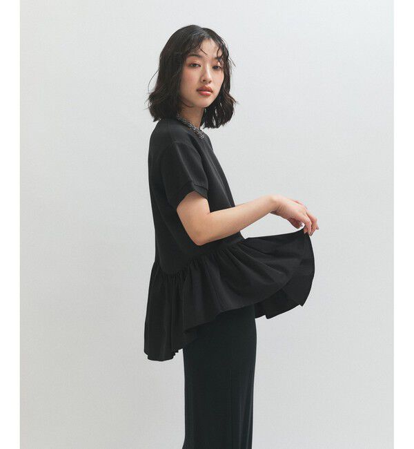 ADAM ET ROPE'「ペプラムスウェット」|Tシャツ・カットソー|