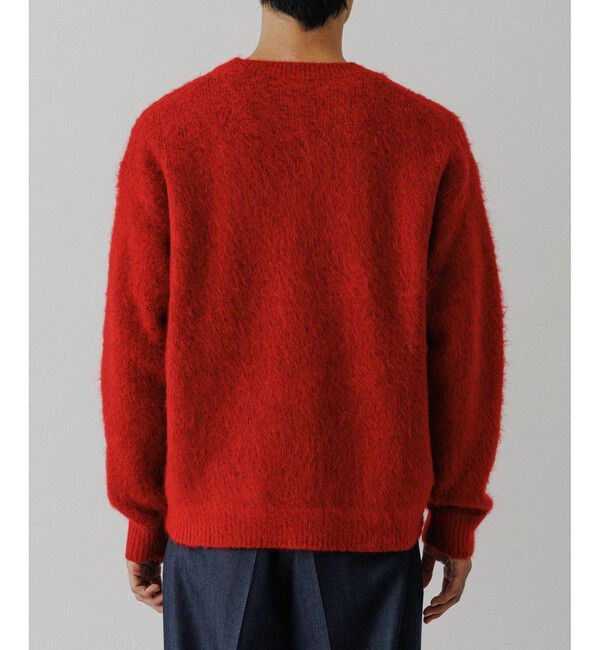 ADAM ET ROPE'「モヘアミックス オーバーサイズ Vネックニット」|ニット・セーター|