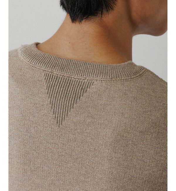 ADAM ET ROPE'「杢スウェット ニット プルオーバー」|ニット・セーター|