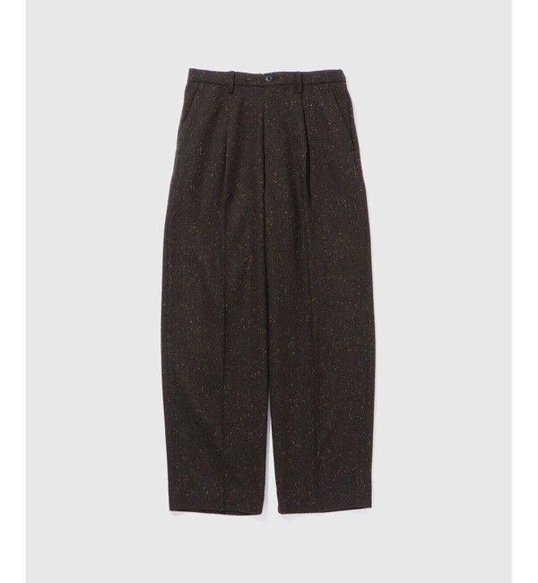 ADAM ET ROPE'「ネップツイード スラックス」|スラックス|ブラウン(20)