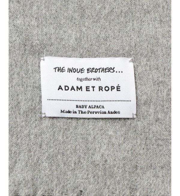 ADAM ET ROPE'「【THE INOUE BROTHERS...together with ADAM ET ROPE'】EX Brushed Scarf」|マフラー|