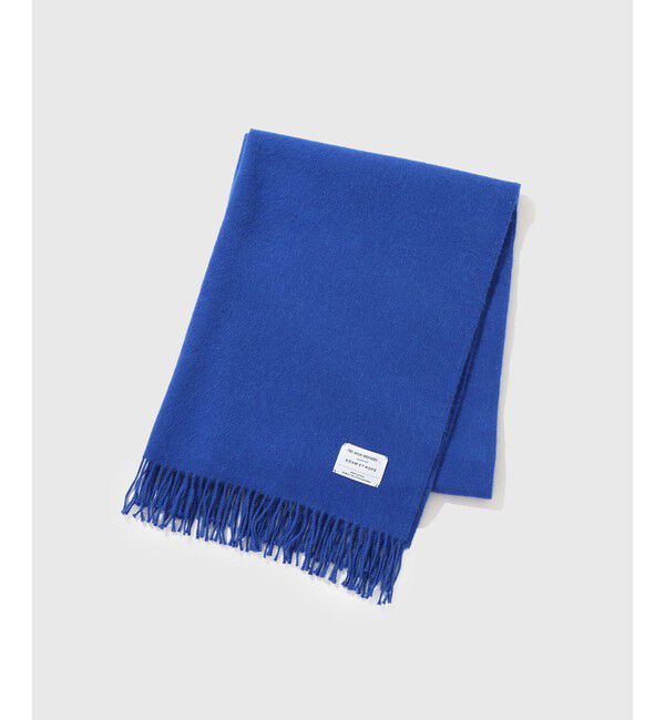 ADAM ET ROPE'「【THE INOUE BROTHERS...together with ADAM ET ROPE'】EX Brushed Scarf」|マフラー|ブルー(44)