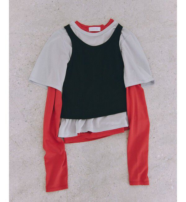 ADAM ET ROPE'「3レイヤードジャージートップス」|Tシャツ・カットソー|