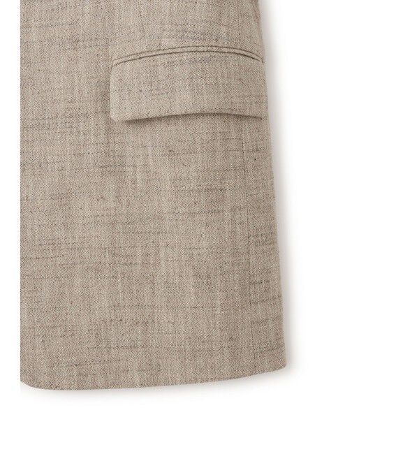 ADAM ET ROPE'「【EMOELLE】シルクネップシングルジャケット」|テーラードジャケット|