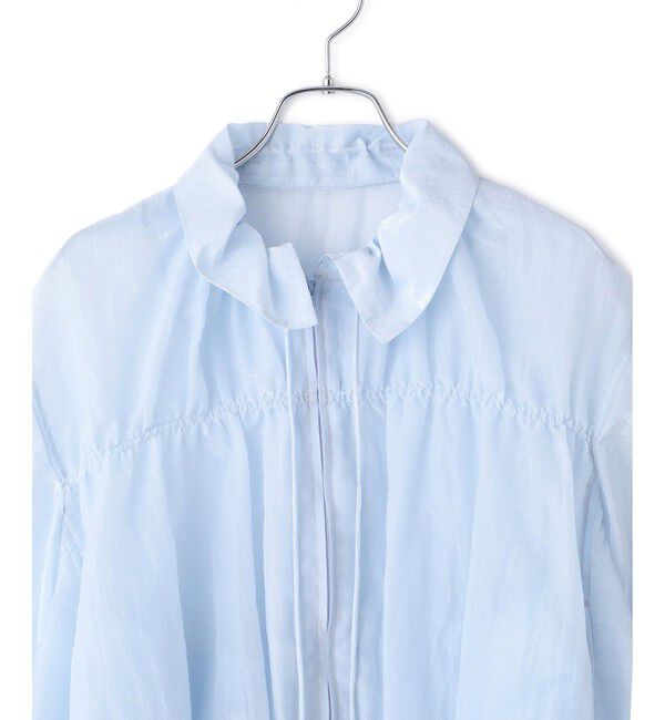 ADAM ET ROPE'「【WEB限定】ドロストネックギャザーブルゾン」|シャツ・ブラウス|