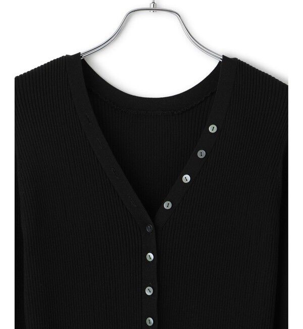 ADAM ET ROPE'「【WEB限定】2WAYリブカーディガン」|カーディガン|