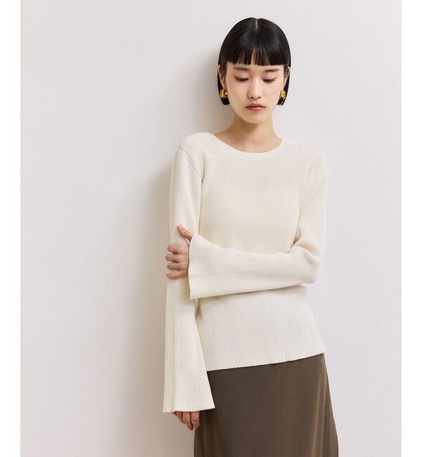 ADAM ET ROPE'「【WEB限定】2WAYリブカーディガン」|カーディガン|