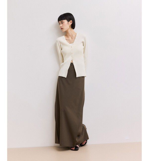 ADAM ET ROPE'「【WEB限定】2WAYリブカーディガン」|カーディガン|