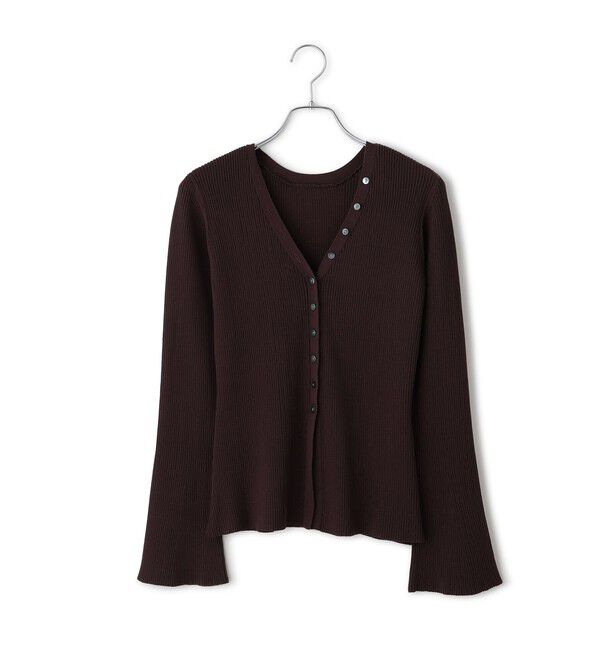 ADAM ET ROPE'「【WEB限定】2WAYリブカーディガン」|カーディガン|