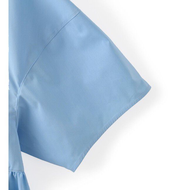 ADAM ET ROPE'「【サステナブル】フリルブラウス」|シャツ・ブラウス|