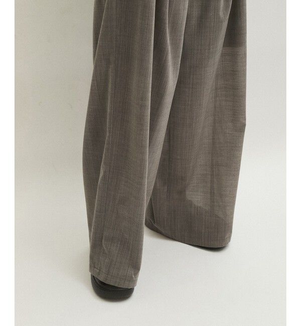 ADAM ET ROPE'「TWシアートロタックパンツ/接触冷感/防シワ」|スラックス|