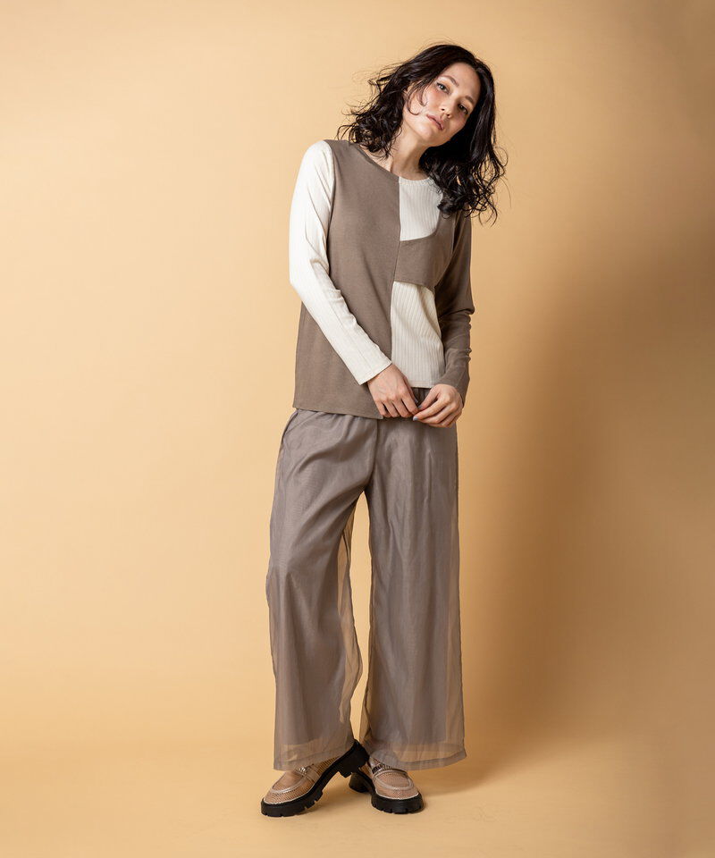  「シアーレイヤードパンツ」|その他|