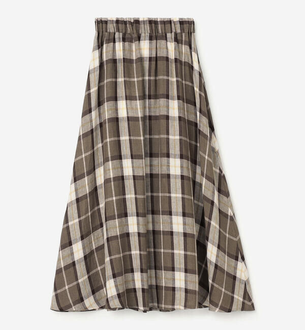 ONEIL OF DUBLIN「O'NEIL OF DUBLIN | リネン フレアロングスカート WOMEN」|スカート|