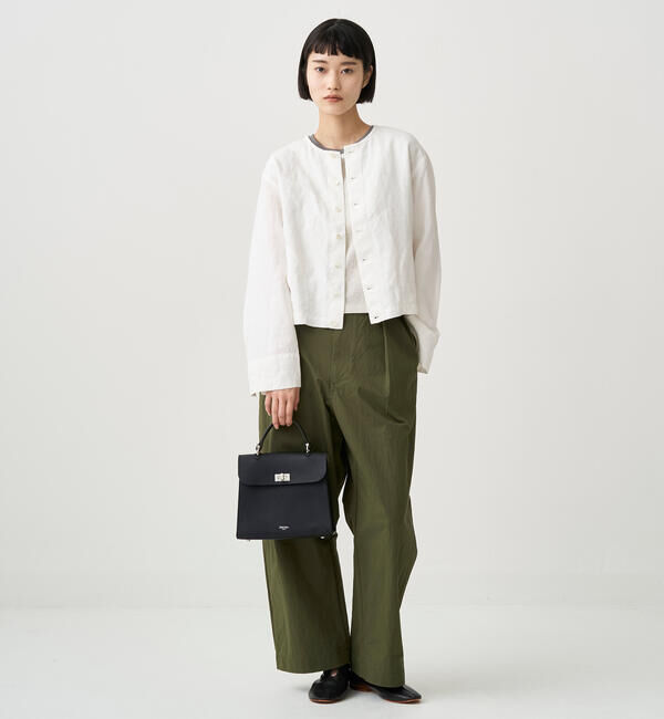 ORCIVAL「ORCIVAL | リネン クルーネックカーディガン WOMEN」|カーディガン|