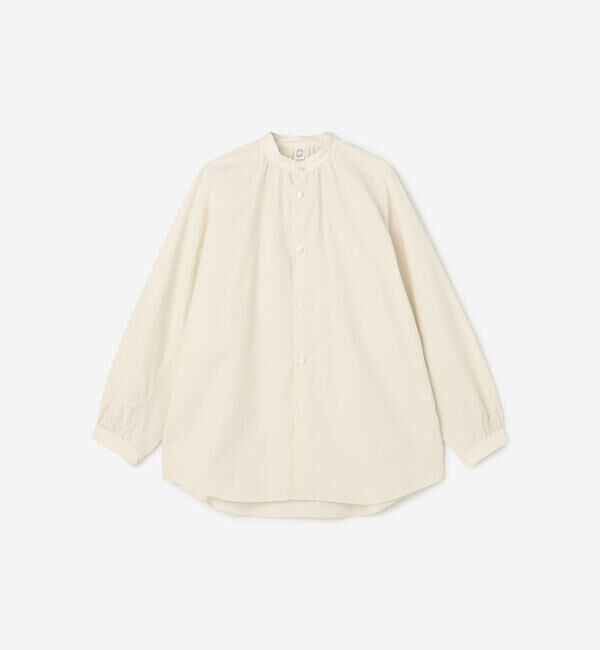 ORCIVAL「ORCIVAL | コットンタイプライター 長袖バンドカラーシャツ WOMEN」|シャツ・ブラウス|IVORY