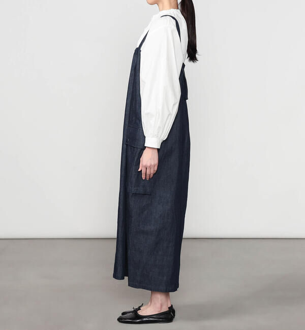  「HAVERSACK | デニム サロペットスカート WOMEN」|スカート|