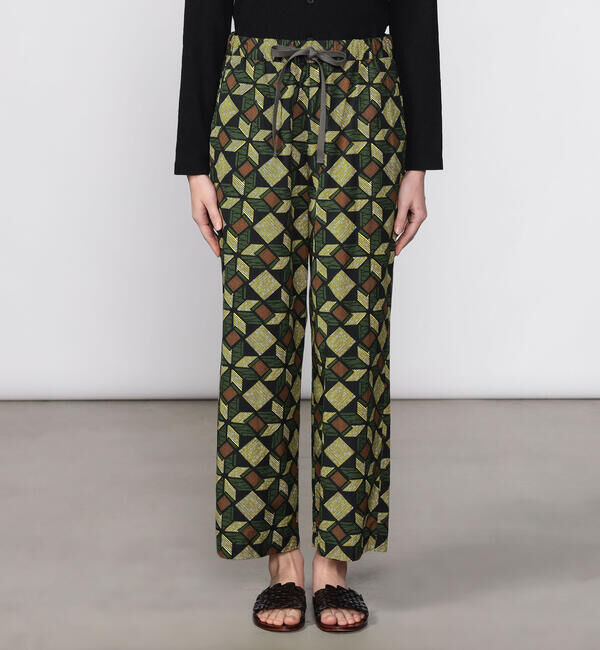 LE GLAZIK「LE GLAZIK | バティック イージーパンツ WOMEN」|チノ|