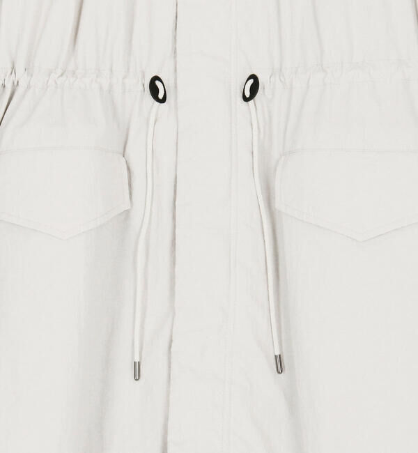 LE GLAZIK「LE GLAZIK | ナイロン ノーカラーコート WOMEN」|トレンチコート|