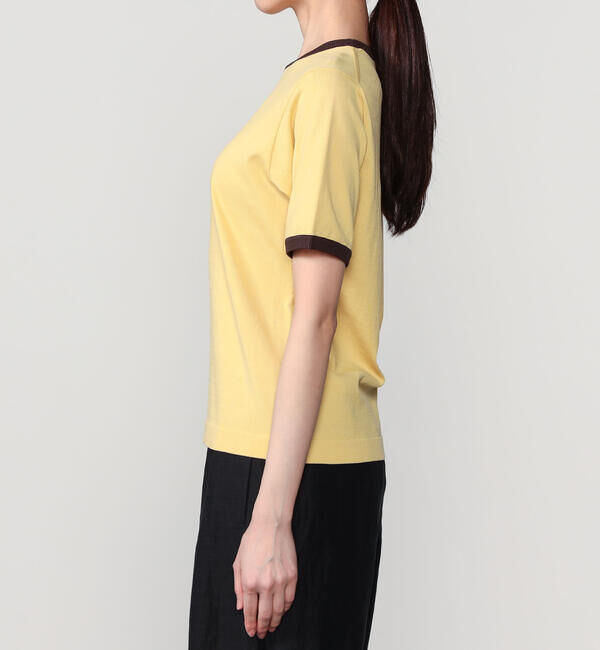  「RYE TENDER | 〈別注〉リンガーニットTシャツ WOMEN」|ニット・セーター|