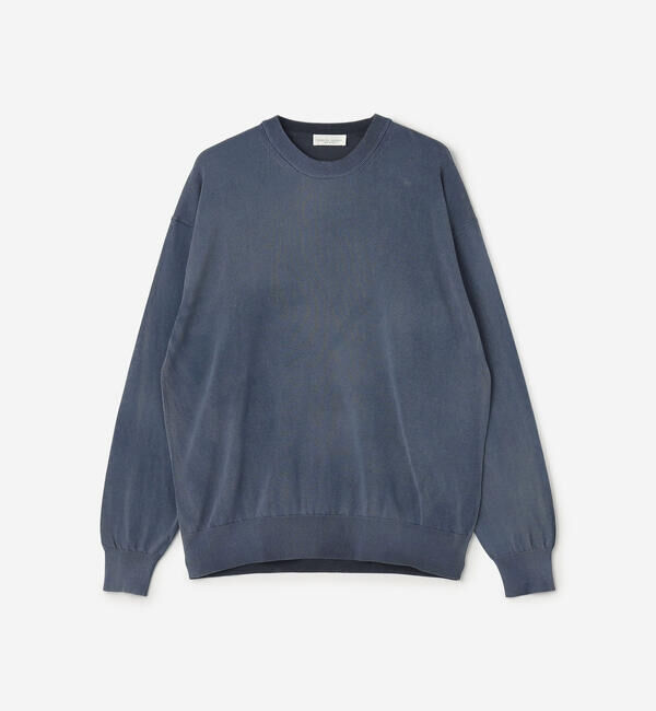  「roberto collina | コットン クルーネックニット MEN」|ニット・セーター|BLUE系1