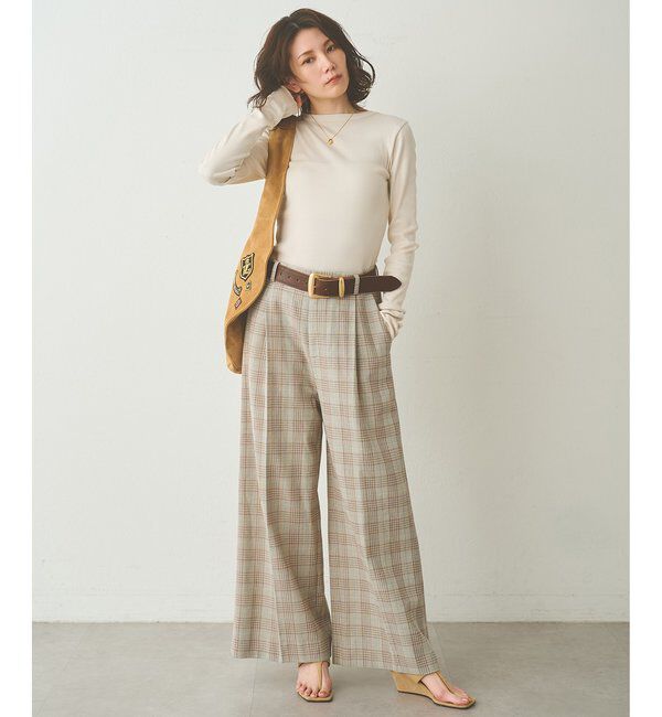  「Vバックシャンテレコカットソー」|Tシャツ・カットソー|