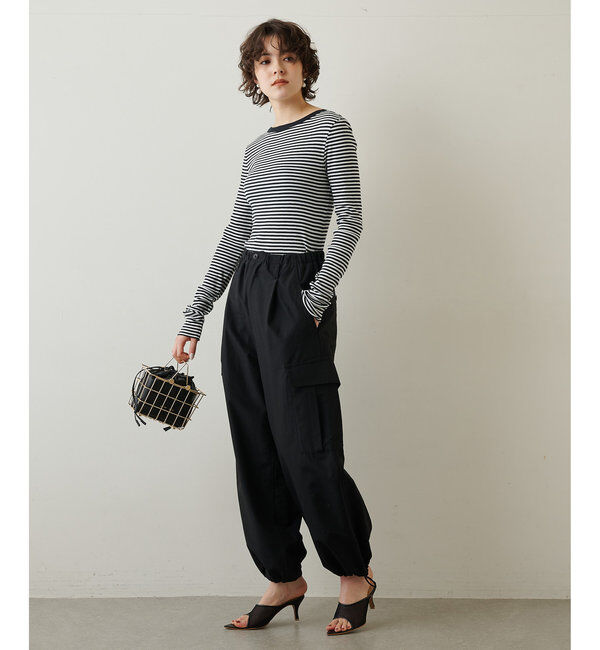  「Vバックシャンテレコカットソー」|Tシャツ・カットソー|