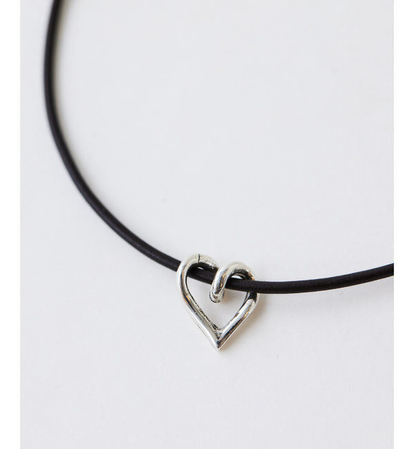  「【CXC】ハートレザーネックレス」|リング|