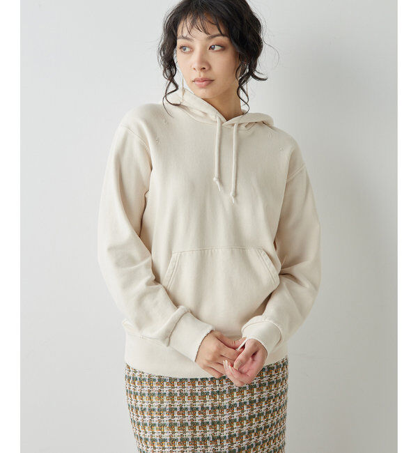  「ダメージフーディプルオーバー」|Tシャツ・カットソー|