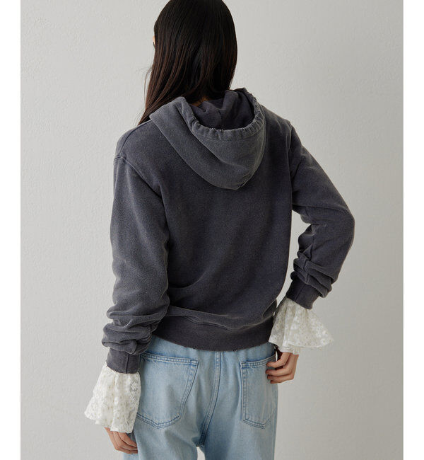  「ダメージフーディプルオーバー」|Tシャツ・カットソー|