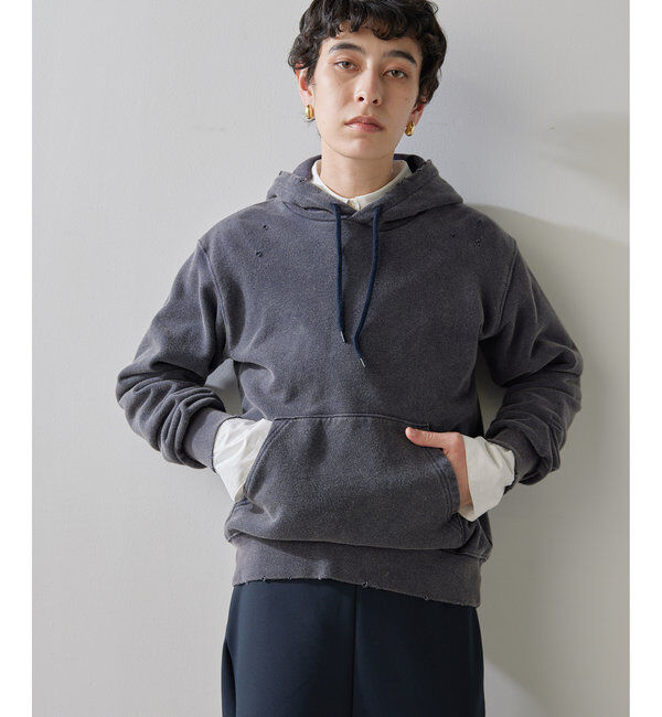  「ダメージフーディプルオーバー」|Tシャツ・カットソー|