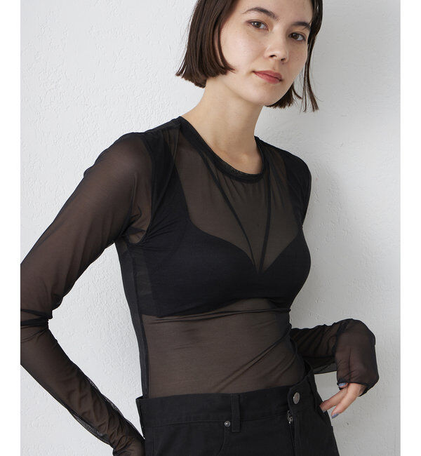  「【NICENICE MOMENT】MESH LS SHELL」|インナー|