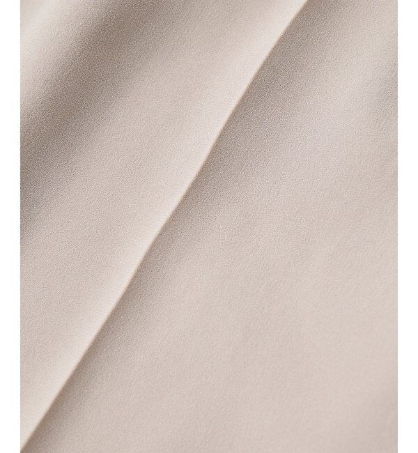  「バックサテンジョーゼットパンツ」|チノ|