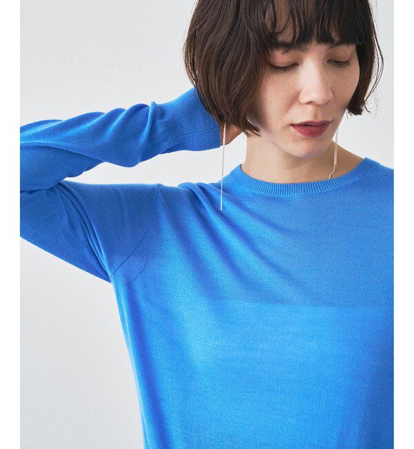  「16Gクルーネックプルオーバー」|ニット・セーター|