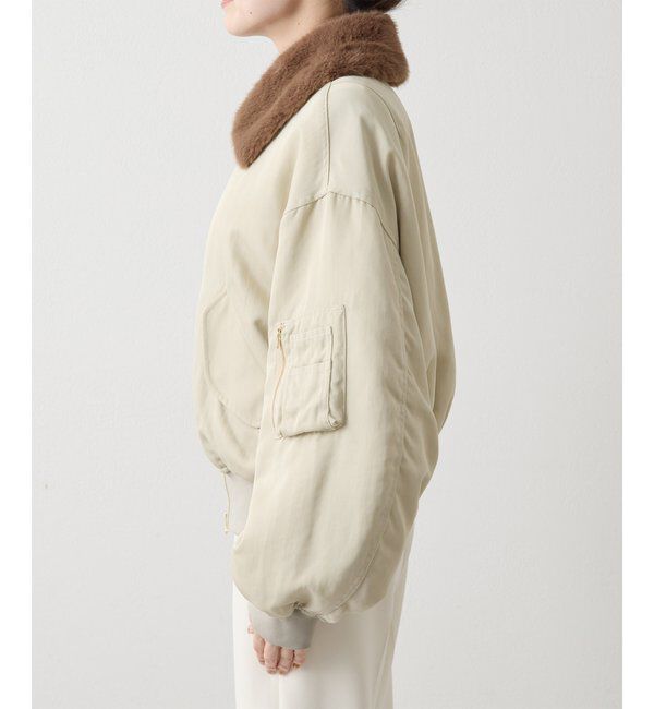 THE PAUSE「【THE PAUSE】ファーカラーMA-1」|その他|