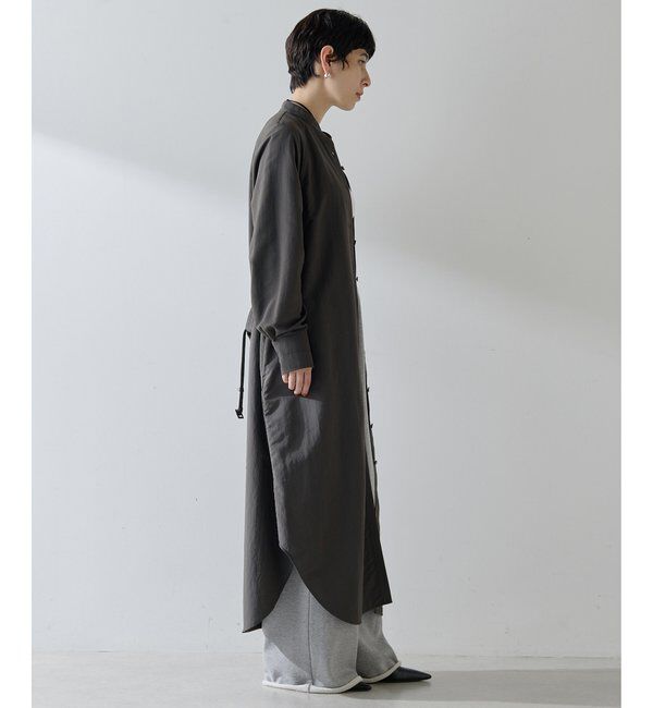  「ナイロンシャツドレス」|ワンピース|