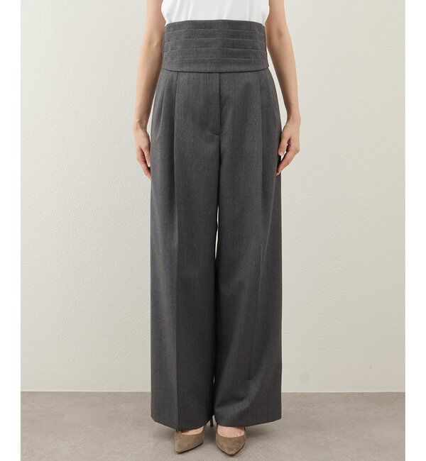  「カマーベルトタックパンツ」|チノ|