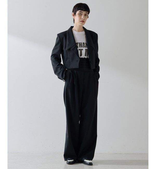  「カマーベルトタックパンツ」|チノ|