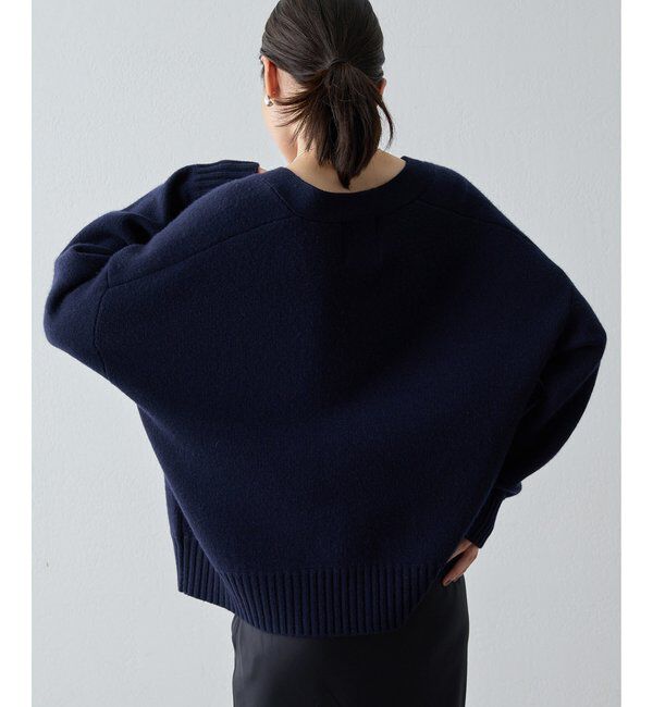 Drawing Numbers「【Drawing Numbers】接結ルーズVネックカーディガン」|ニット・セーター|