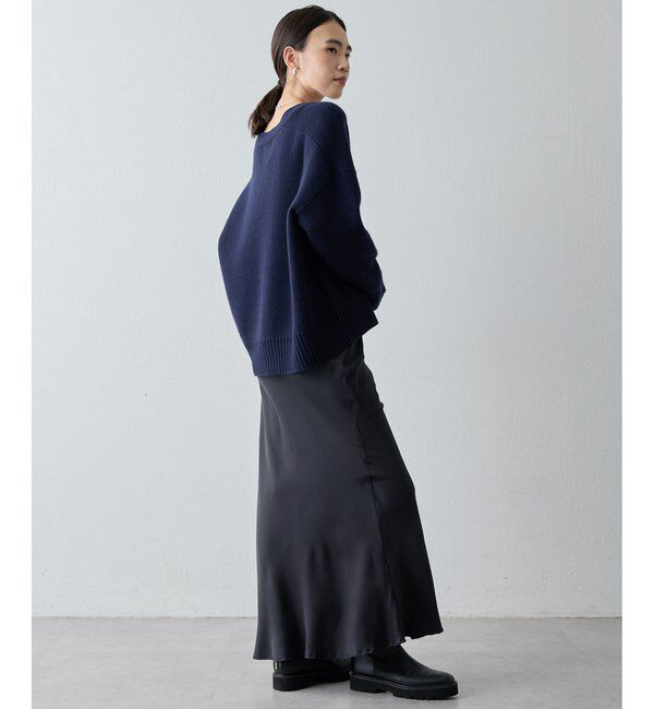 Drawing Numbers「【Drawing Numbers】接結ルーズVネックカーディガン」|ニット・セーター|